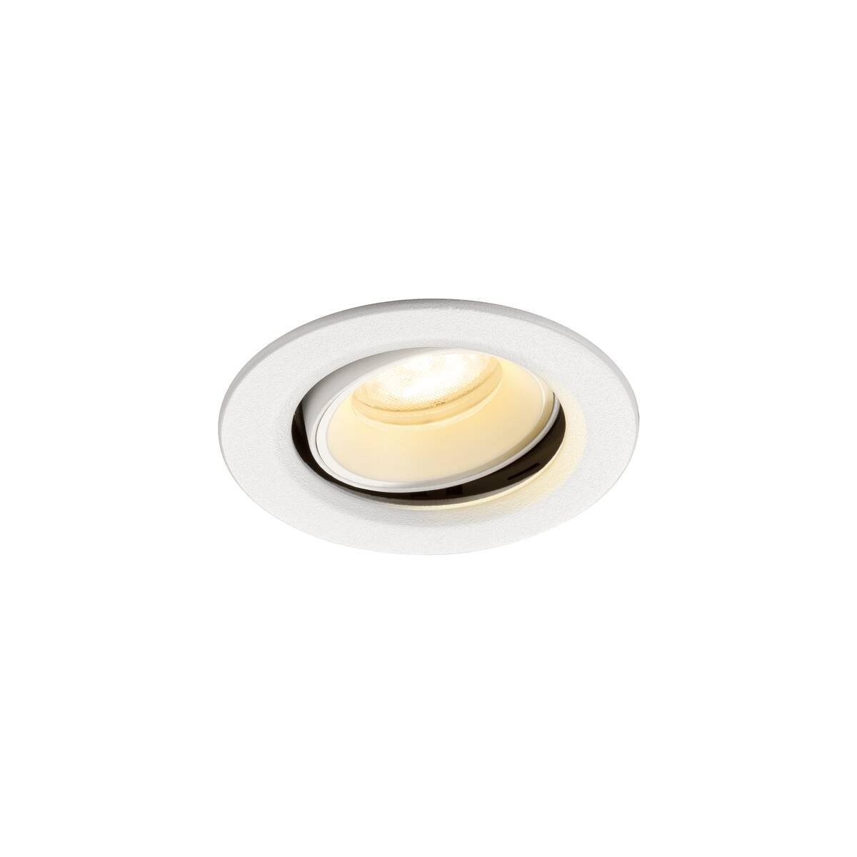 LA 1009377 NUMINOS® MOVE XS Stropní vestavné svítidlo, 4000 K, 55°, IP20, kulaté, bílé - BIG WHITE (SLV)