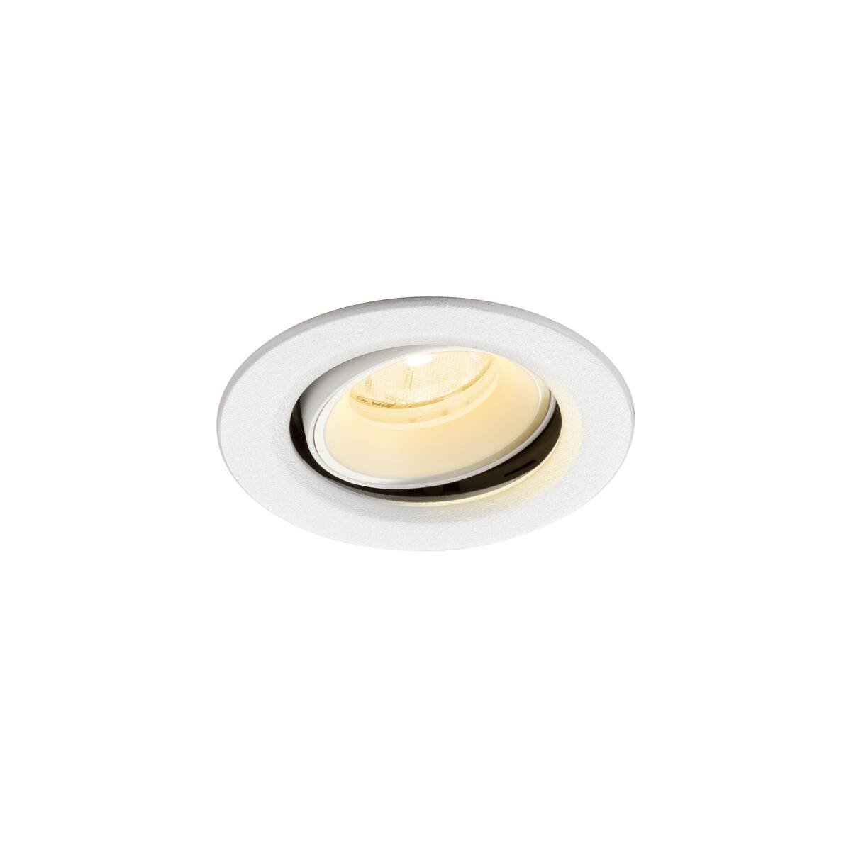 LA 1009353 NUMINOS® MOVE XS Stropní vestavné svítidlo, 3000 K, 20°, IP20, kulaté, bílé - BIG WHITE (SLV)