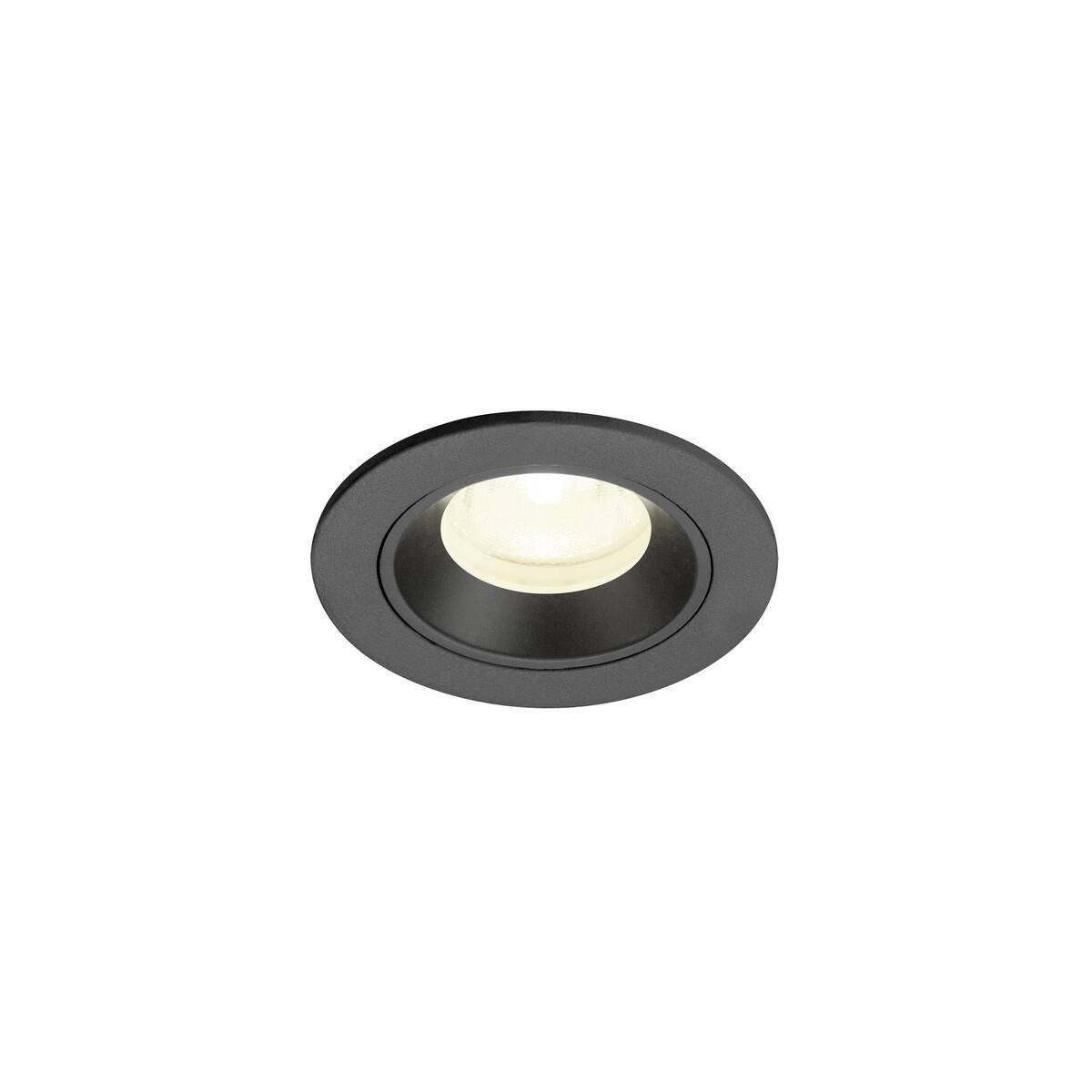 Levně LA 1009310 NUMINOS® XS Stropní vestavné svítidlo, 4000 K, 40°, IP20, kulaté, černé - BIG WHITE (SLV)