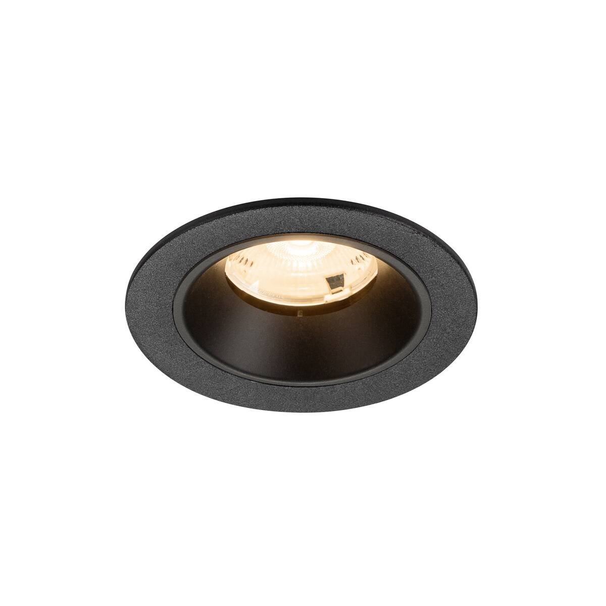 Levně LA 1009433 NUMINOS® S Stropní vestavné svítidlo, 2700 K, 20°, IP20, kulaté, černé - BIG WHITE (SLV)