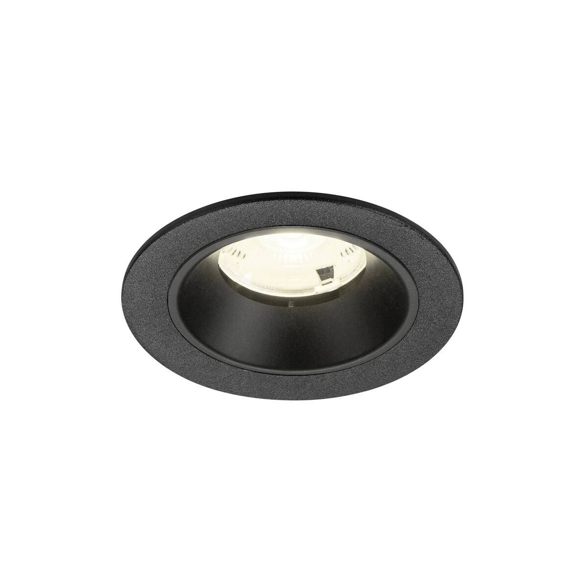 Levně LA 1009469 NUMINOS® S Stropní vestavné svítidlo, 4000 K, 20°, IP20, kulaté, černé - BIG WHITE (SLV)