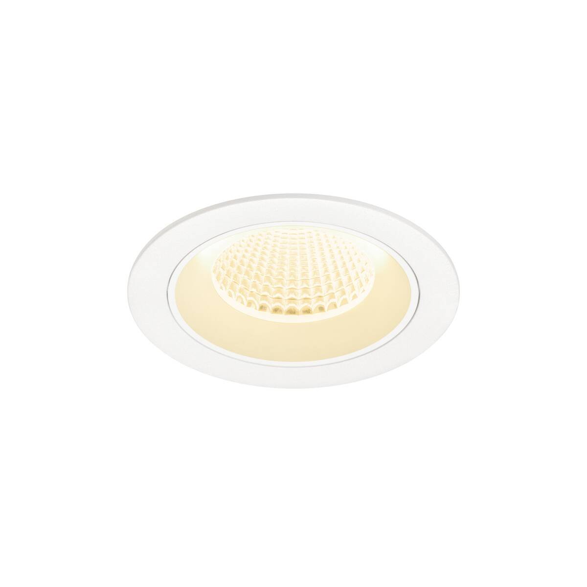 LA 1009626 NUMINOS® M Stropní vestavné svítidlo, 3000 K, 40°, IP20, kulaté, bílé - BIG WHITE (SLV)