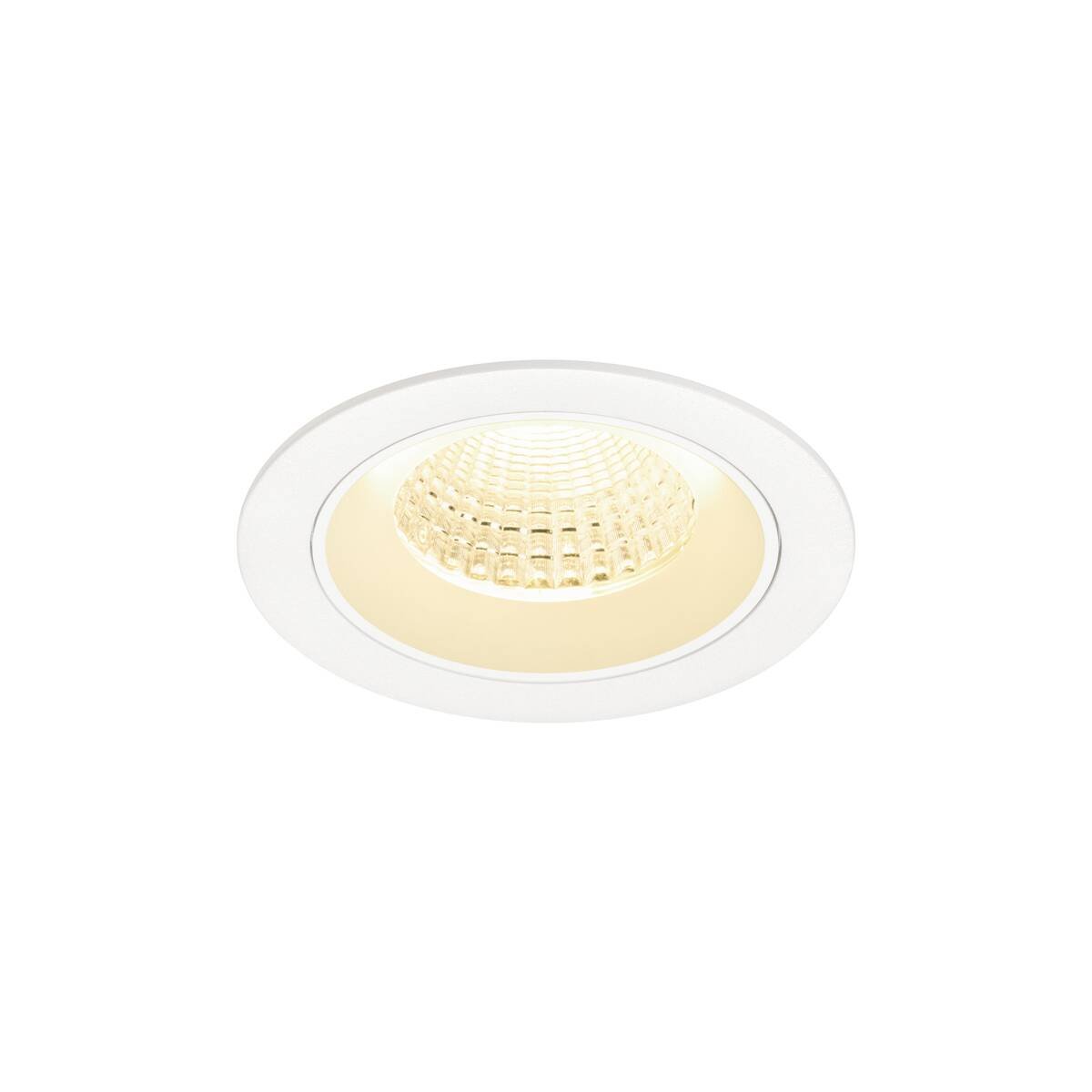 LA 1009629 NUMINOS® M Stropní vestavné svítidlo, 3000 K, 55°, IP20, kulaté, bílé - BIG WHITE (SLV)