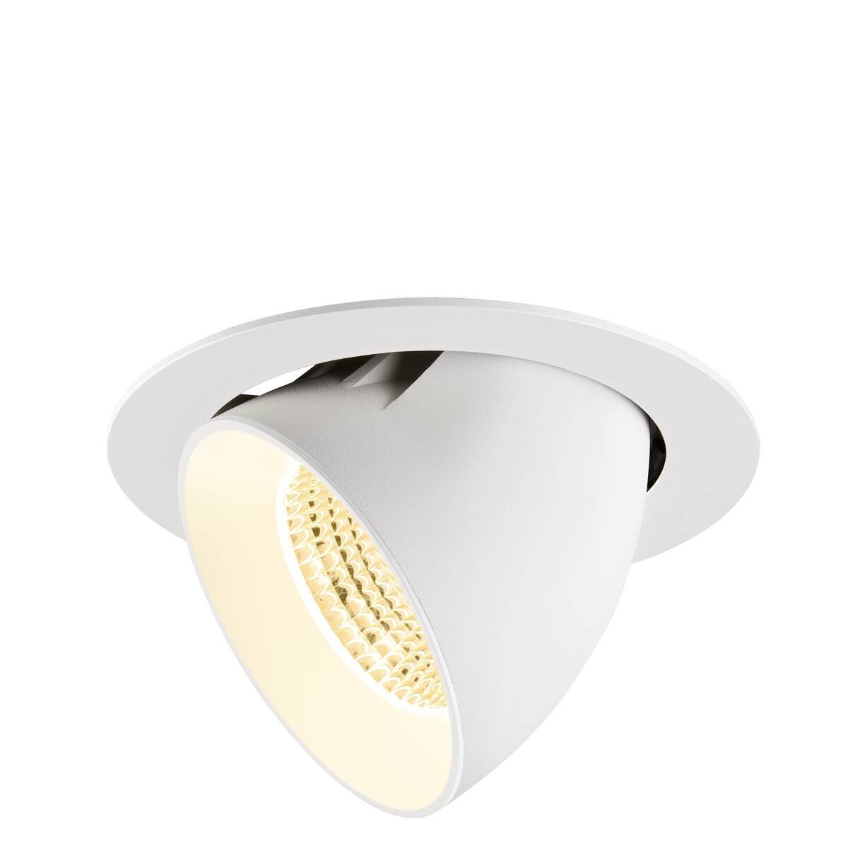 Levně LA 1009898 NUMINOS® GIMBLE XL Stropní vestavné svítidlo, 3000 K, 55°, bílá - BIG WHITE (SLV)