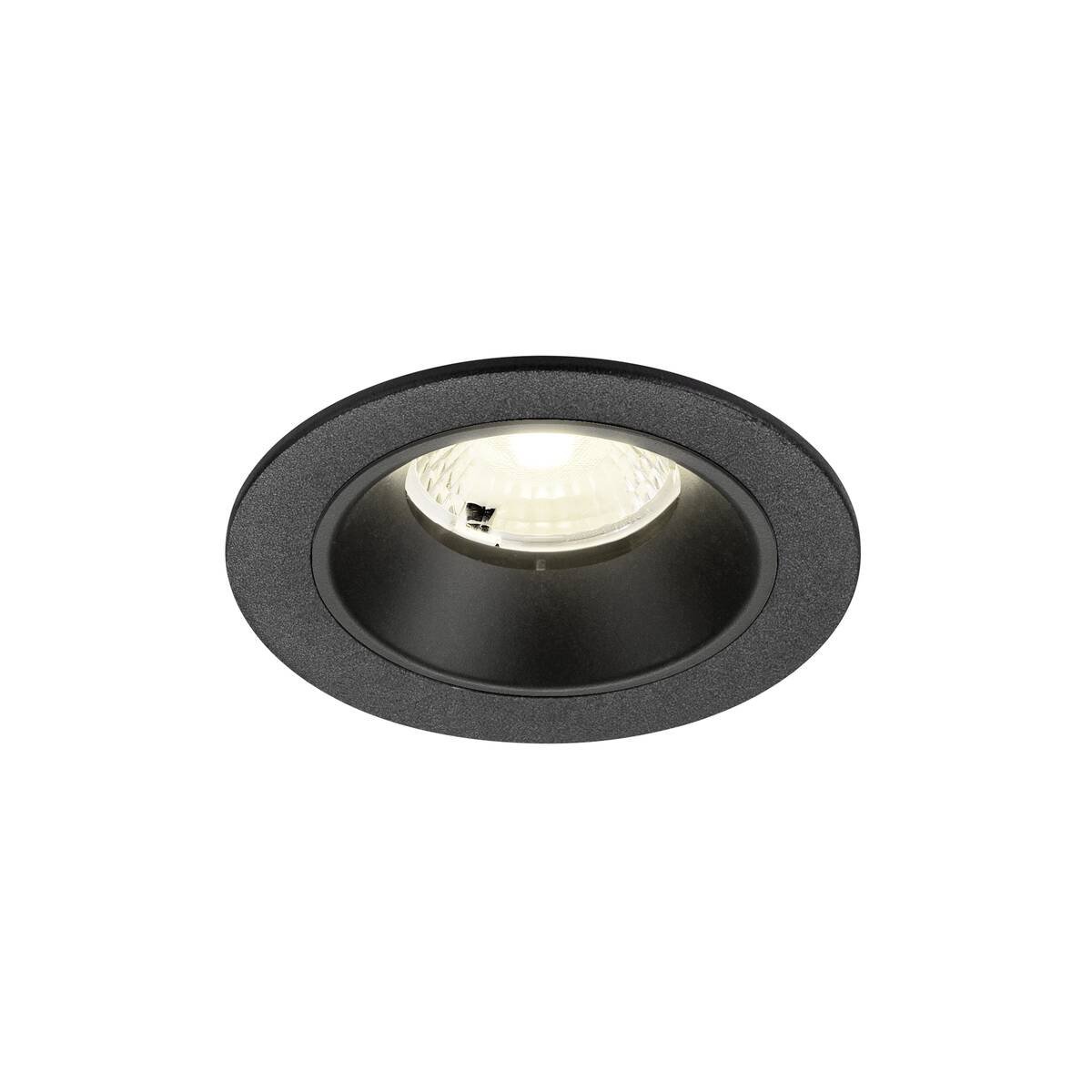 LA 1009472 NUMINOS® S Stropní vestavné svítidlo, 4000 K, 40°, IP20, kulaté, černé - BIG WHITE (SLV)