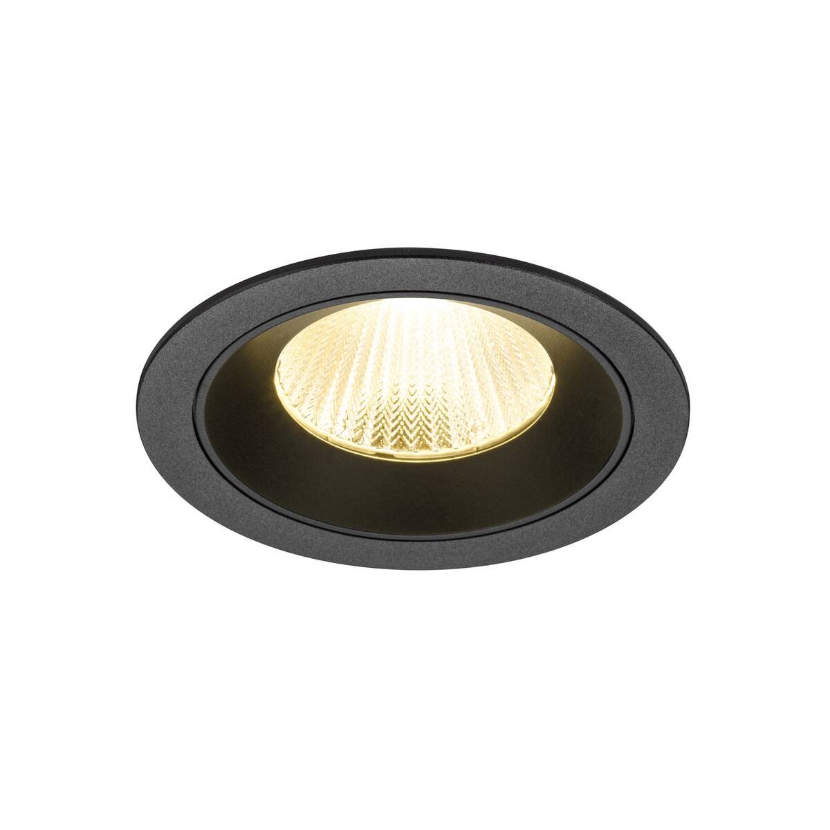 Levně LA 1009777 NUMINOS® L Stropní vestavné svítidlo, 3000 K, 40°, IP20, kulaté, černé - BIG WHITE (SLV)