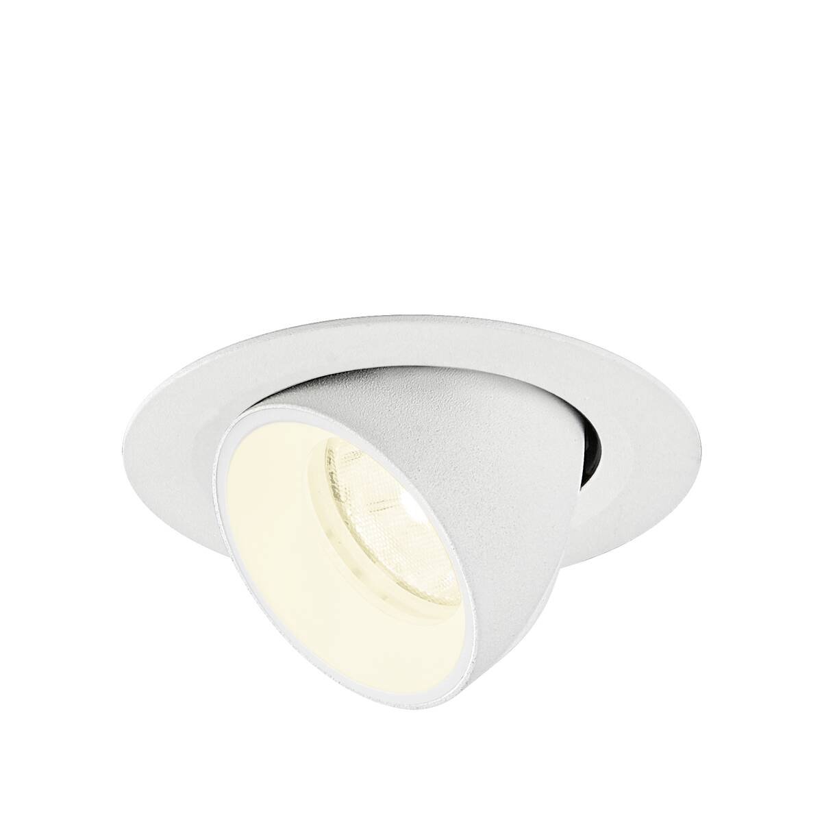 Levně LA 1010072 NUMINOS® GIMBLE XS Stropní vestavné svítidlo, 4000 K, 20°, IP20, kulaté, bílé - BIG WHITE (SLV)