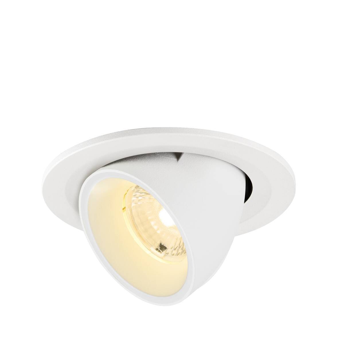 Levně LA 1009410 NUMINOS® GIMBLE S Stropní vestavné svítidlo, 3000 K, 40°, IP20, kulaté, bílé - BIG WHITE (SLV)