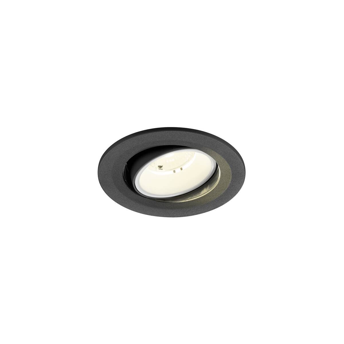 Levně LA 1009527 NUMINOS® MOVE S Stropní vestavné svítidlo, 4000 K, 40°, IP20, kulaté, černé / bílé - BIG WHITE (SLV)