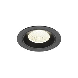 Obrázek pro produkt NUMINOS® M Stropní vestavné svítidlo, 4000 K, 55°, IP20, kulaté, černé - BIG WHITE (SLV)