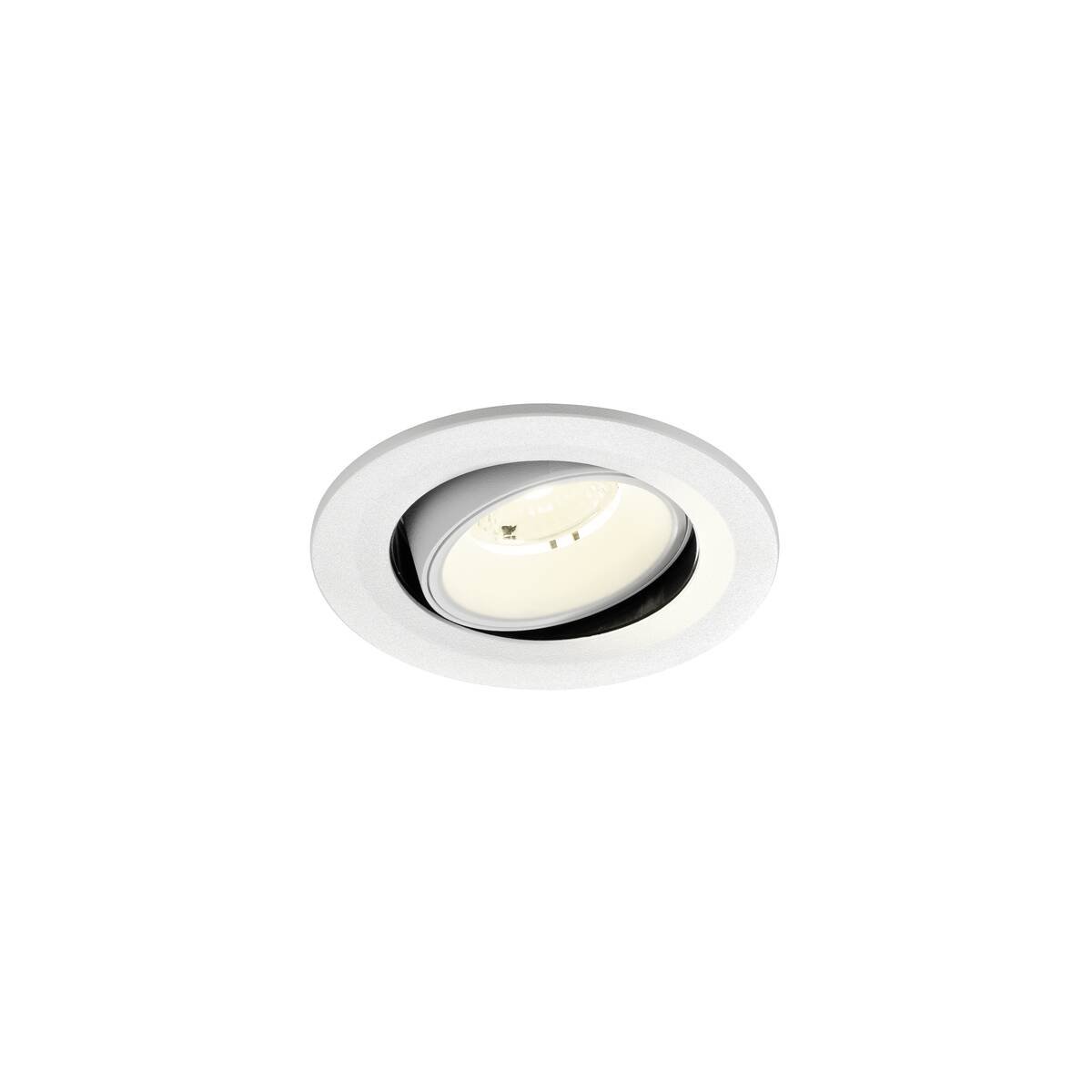 Levně LA 1009536 NUMINOS® MOVE S Stropní vestavné svítidlo, 4000 K, 40°, IP20, kulaté, bílé - BIG WHITE (SLV)