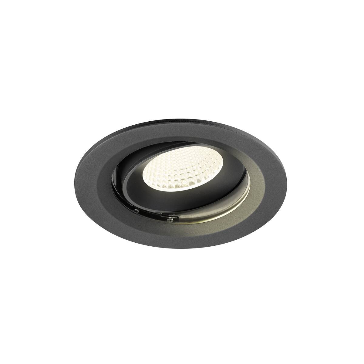 LA 1009688 NUMINOS® MOVE M Stropní vestavné svítidlo, 4000 K, 40°, IP20, kulaté, černé - BIG WHITE (SLV)