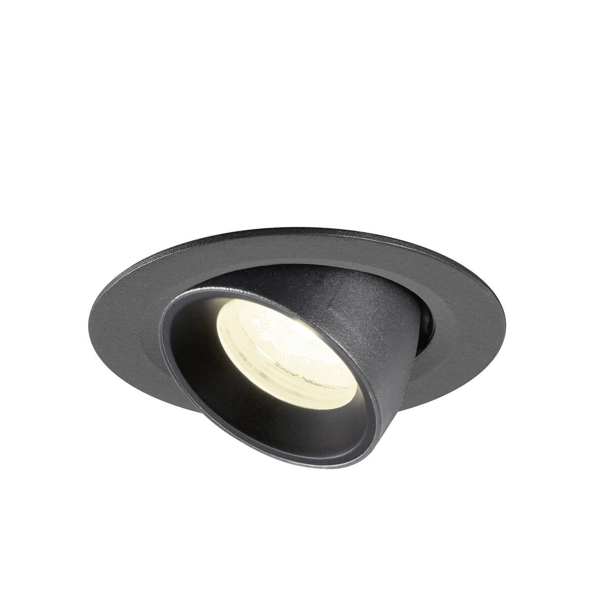 LA 1010065 NUMINOS® GIMBLE XS Stropní vestavné svítidlo, 4000 K, 40°, IP20, kulaté, černá - BIG WHITE (SLV) (obrázek 3)