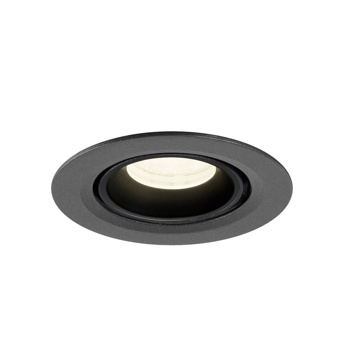 LA 1010065 NUMINOS® GIMBLE XS Stropní vestavné svítidlo, 4000 K, 40°, IP20, kulaté, černá - BIG WHITE (SLV) (obrázek 4)