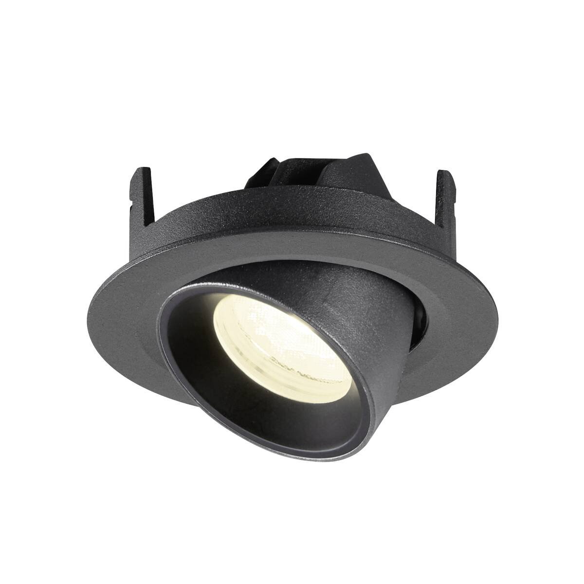 LA 1010065 NUMINOS® GIMBLE XS Stropní vestavné svítidlo, 4000 K, 40°, IP20, kulaté, černá - BIG WHITE (SLV) (obrázek 6)