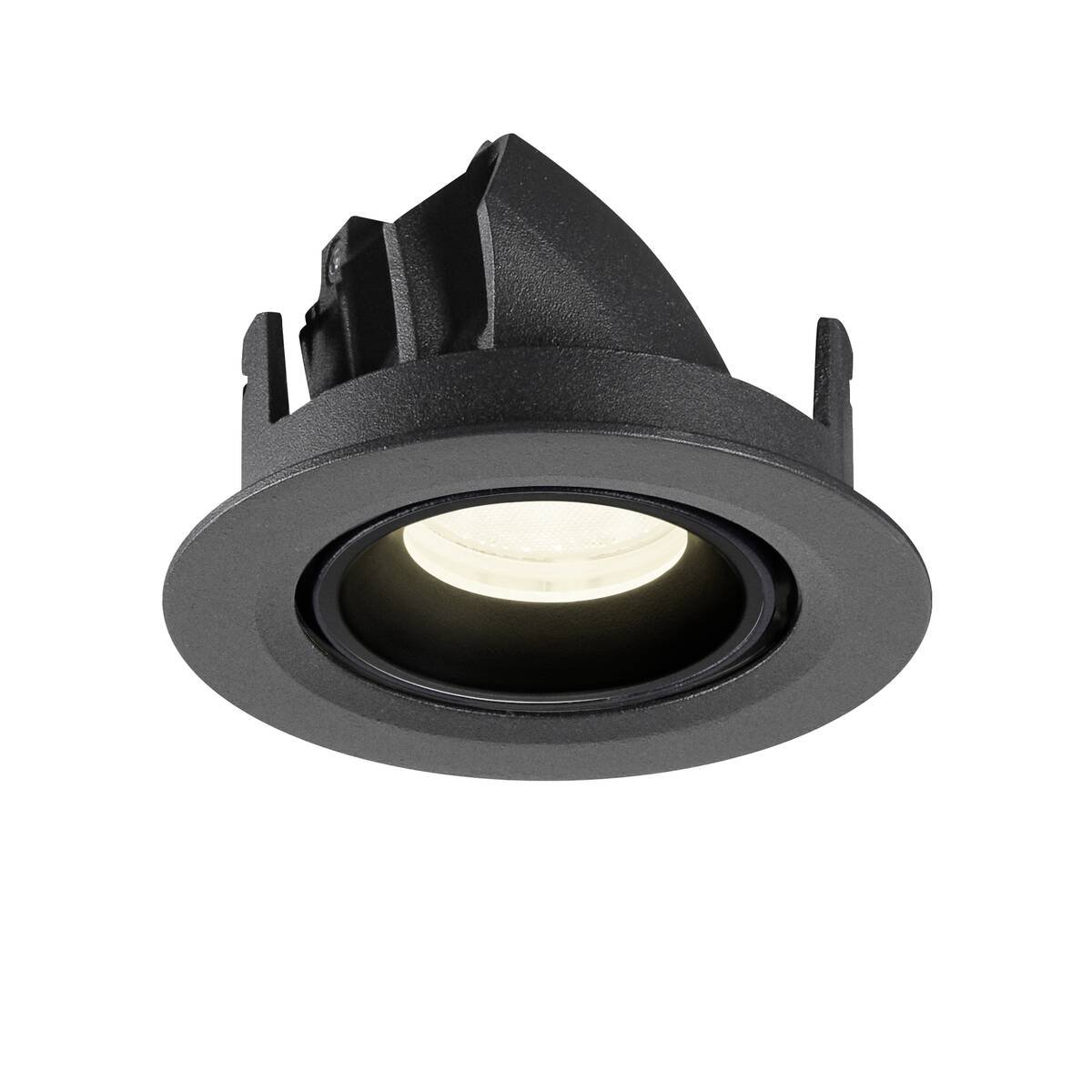 LA 1010065 NUMINOS® GIMBLE XS Stropní vestavné svítidlo, 4000 K, 40°, IP20, kulaté, černá - BIG WHITE (SLV) (obrázek 7)