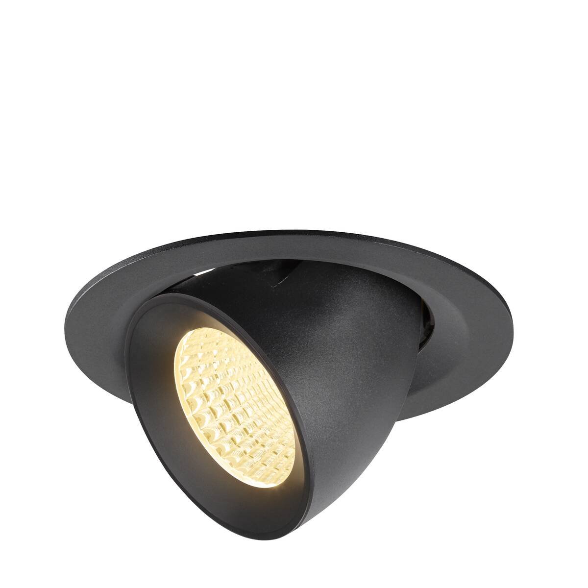 Levně LA 1009565 NUMINOS® GIMBLE M Stropní vestavné svítidlo, 3000 K, 55°, černé - BIG WHITE (SLV)