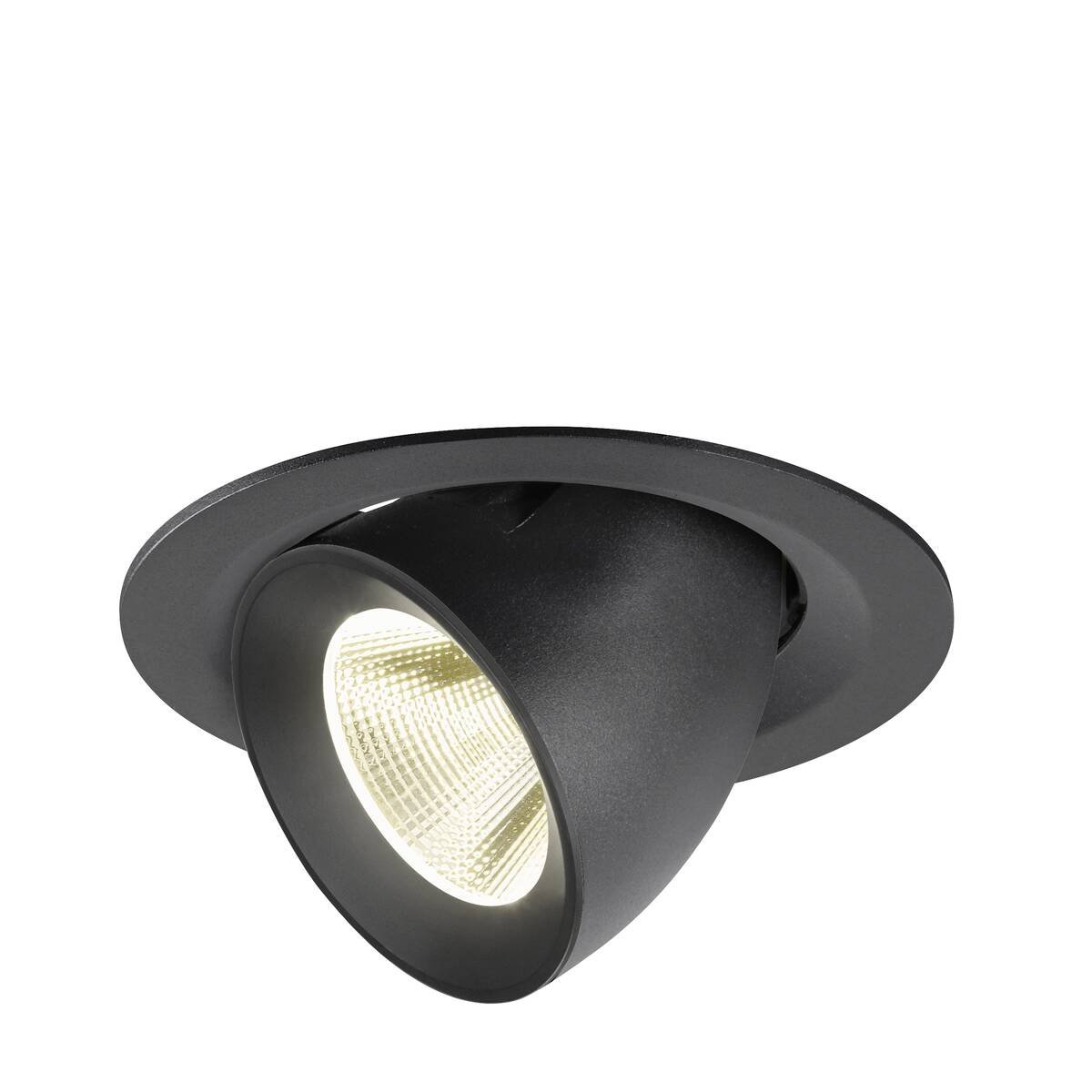 Levně LA 1009577 NUMINOS® GIMBLE M Stropní vestavné svítidlo, 4000 K, 20°, černé - BIG WHITE (SLV)