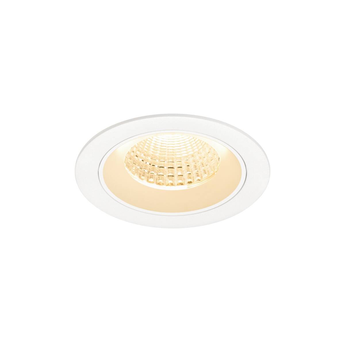 Levně LA 1009611 NUMINOS® M Stropní vestavné svítidlo, 2700 K, 55°, IP20, kulaté, bílé - BIG WHITE (SLV)