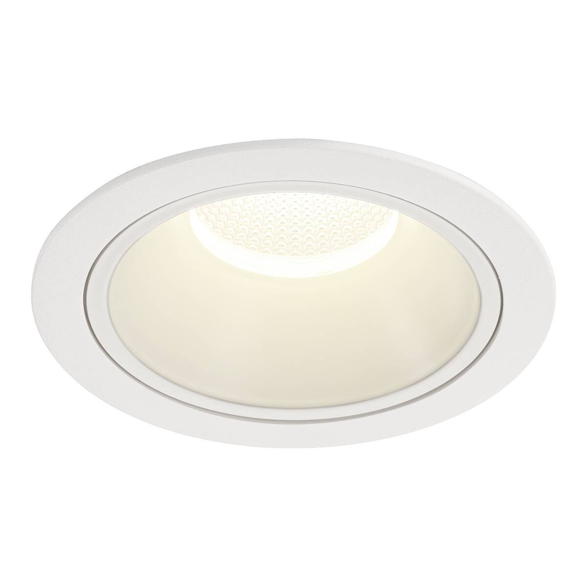 LA 1009967 NUMINOS® XL Stropní vestavné svítidlo, 4000 K, 40°, IP20, kulaté, bílé - BIG WHITE (SLV)