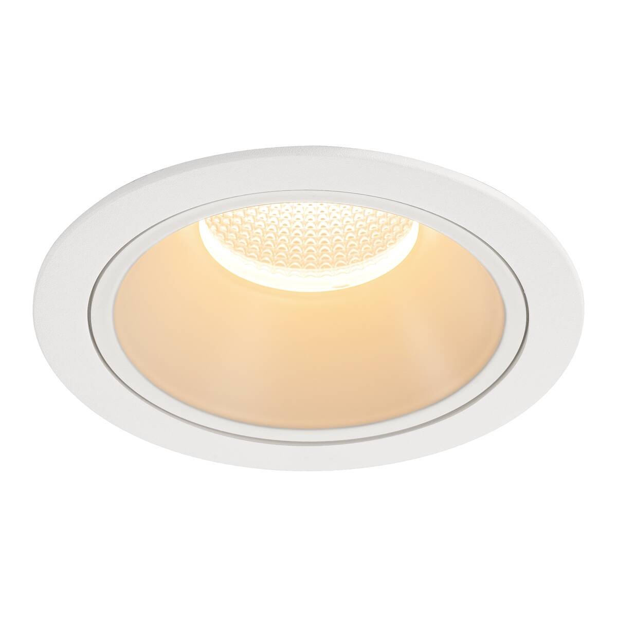 LA 1009931 NUMINOS® XL Stropní vestavné svítidlo, 2700 K, 40°, IP20, kulaté, bílé - BIG WHITE (SLV)
