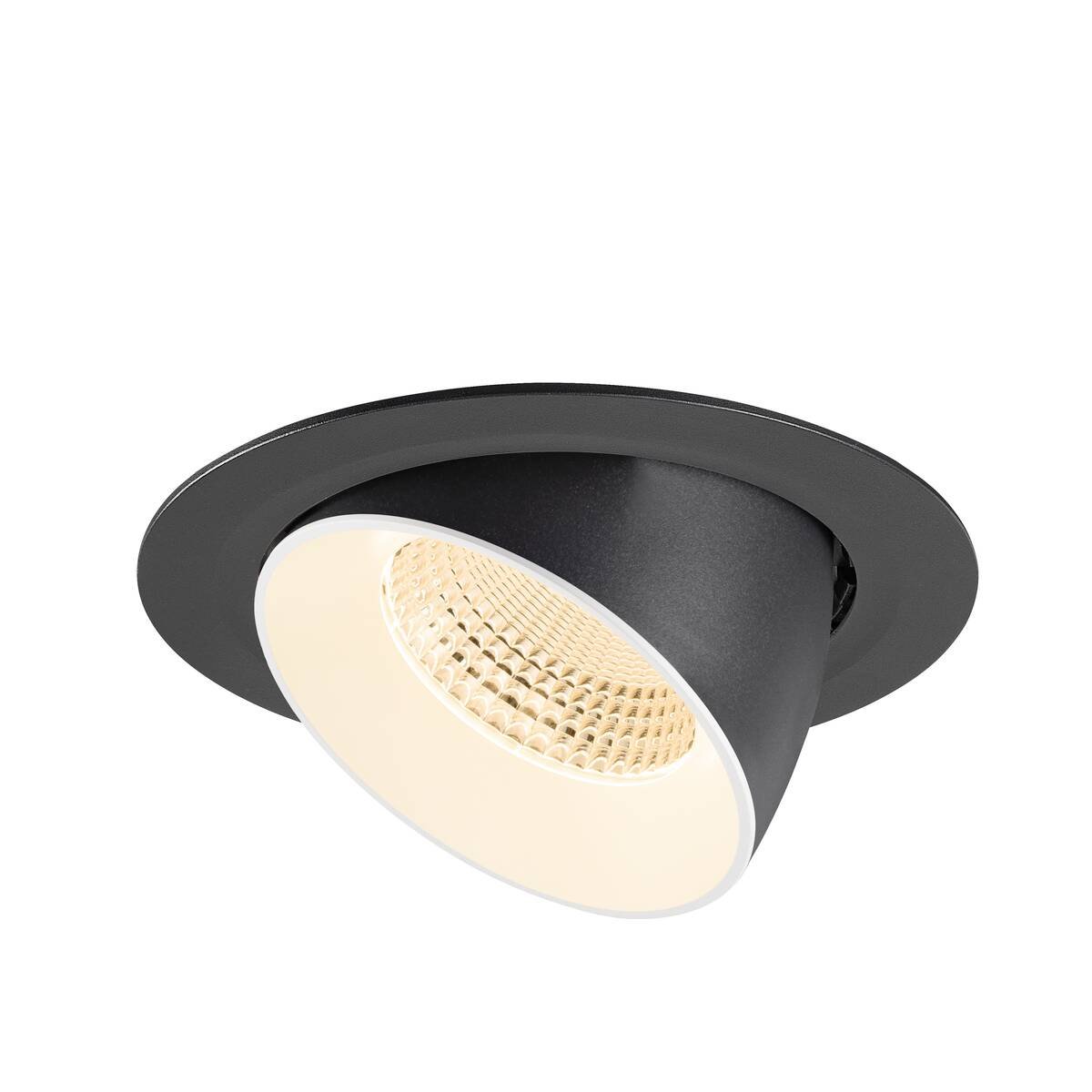 LA 1009871 NUMINOS® GIMBLE XL Stropní vestavné svítidlo, 2700 K, 55°, černá / bílá - BIG WHITE (SLV) (obrázek 3)