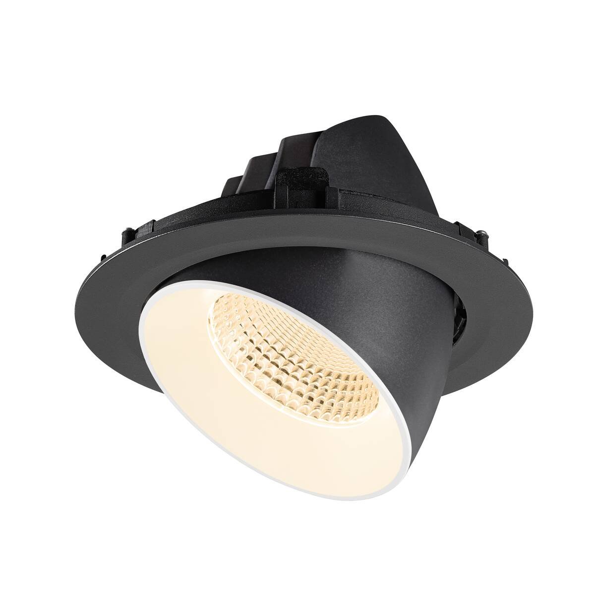 LA 1009871 NUMINOS® GIMBLE XL Stropní vestavné svítidlo, 2700 K, 55°, černá / bílá - BIG WHITE (SLV) (obrázek 6)
