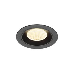 Obrázek pro produkt NUMINOS® M Stropní vestavné svítidlo, 3000 K, 40°, IP20, kulaté, černé - BIG WHITE (SLV)