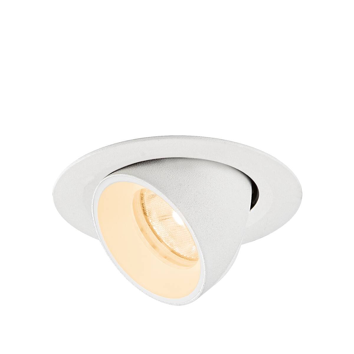 Levně LA 1010036 NUMINOS® GIMBLE XS Stropní vestavné svítidlo, 2700 K, 20°, IP20, kulaté, bílá - BIG WHITE (SLV)