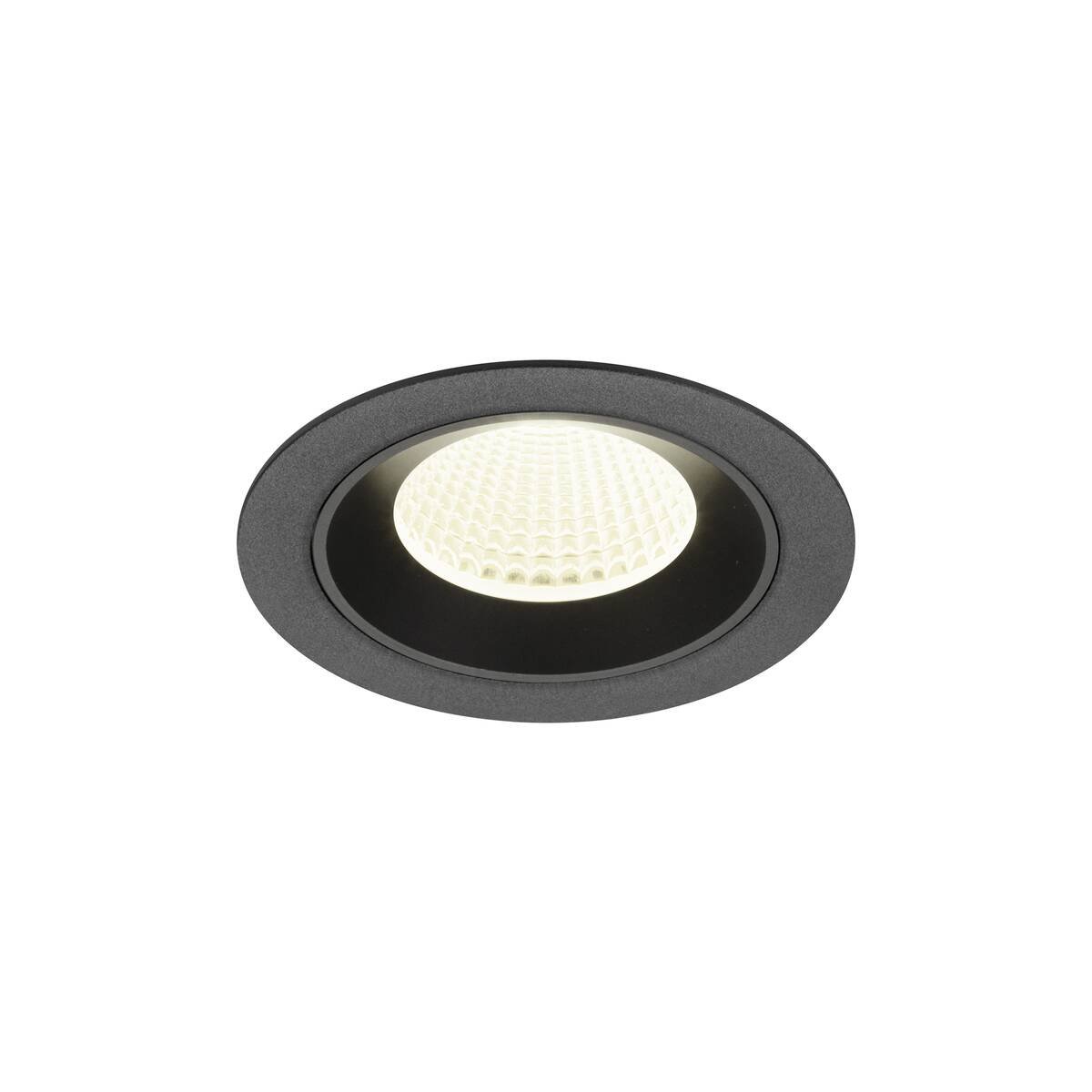 Levně LA 1009634 NUMINOS® M Stropní vestavné svítidlo, 4000 K, 40°, IP20, kulaté, černé - BIG WHITE (SLV)
