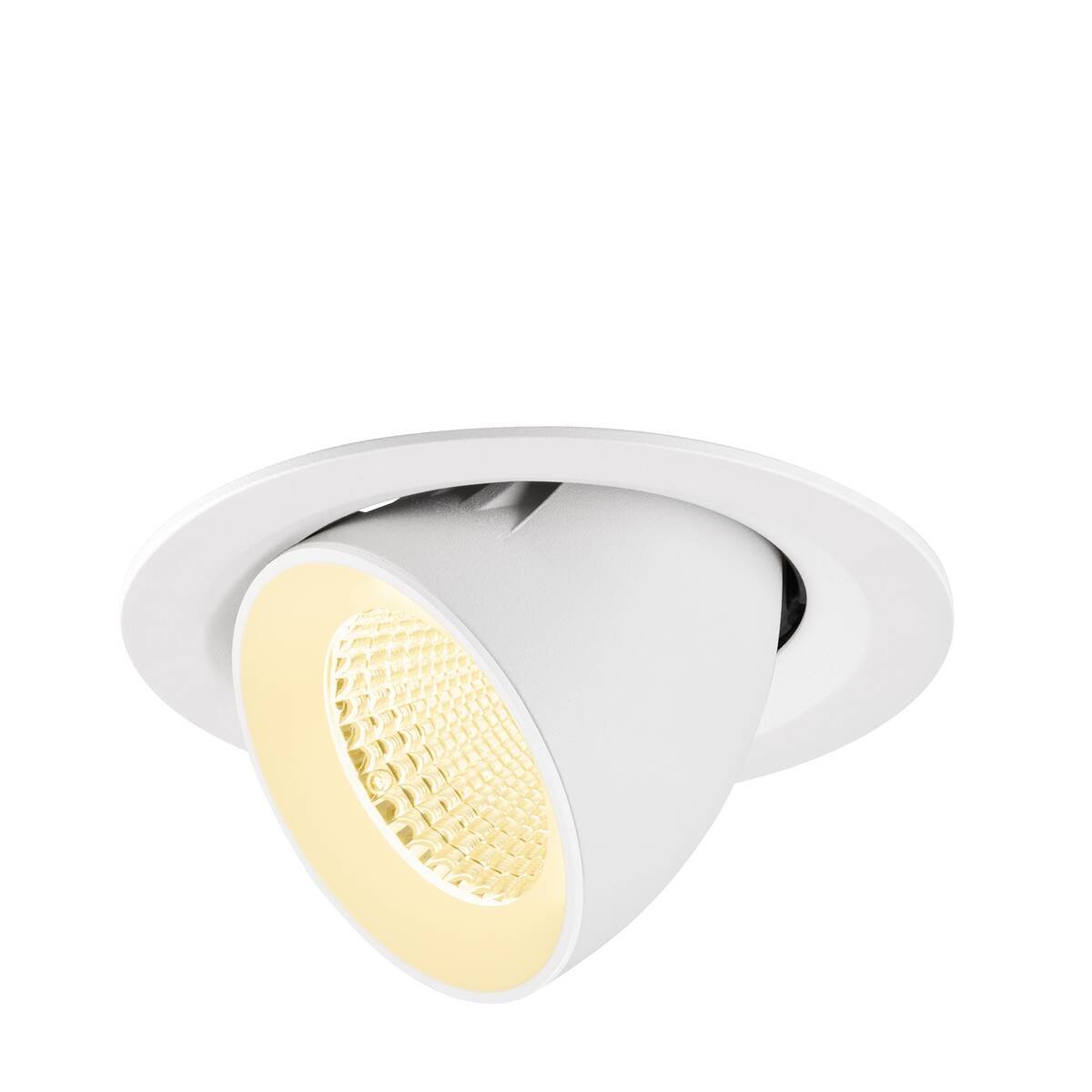 LA 1009572 NUMINOS® GIMBLE M Stropní vestavné svítidlo, 3000 K, 40°, bílá - BIG WHITE (SLV)