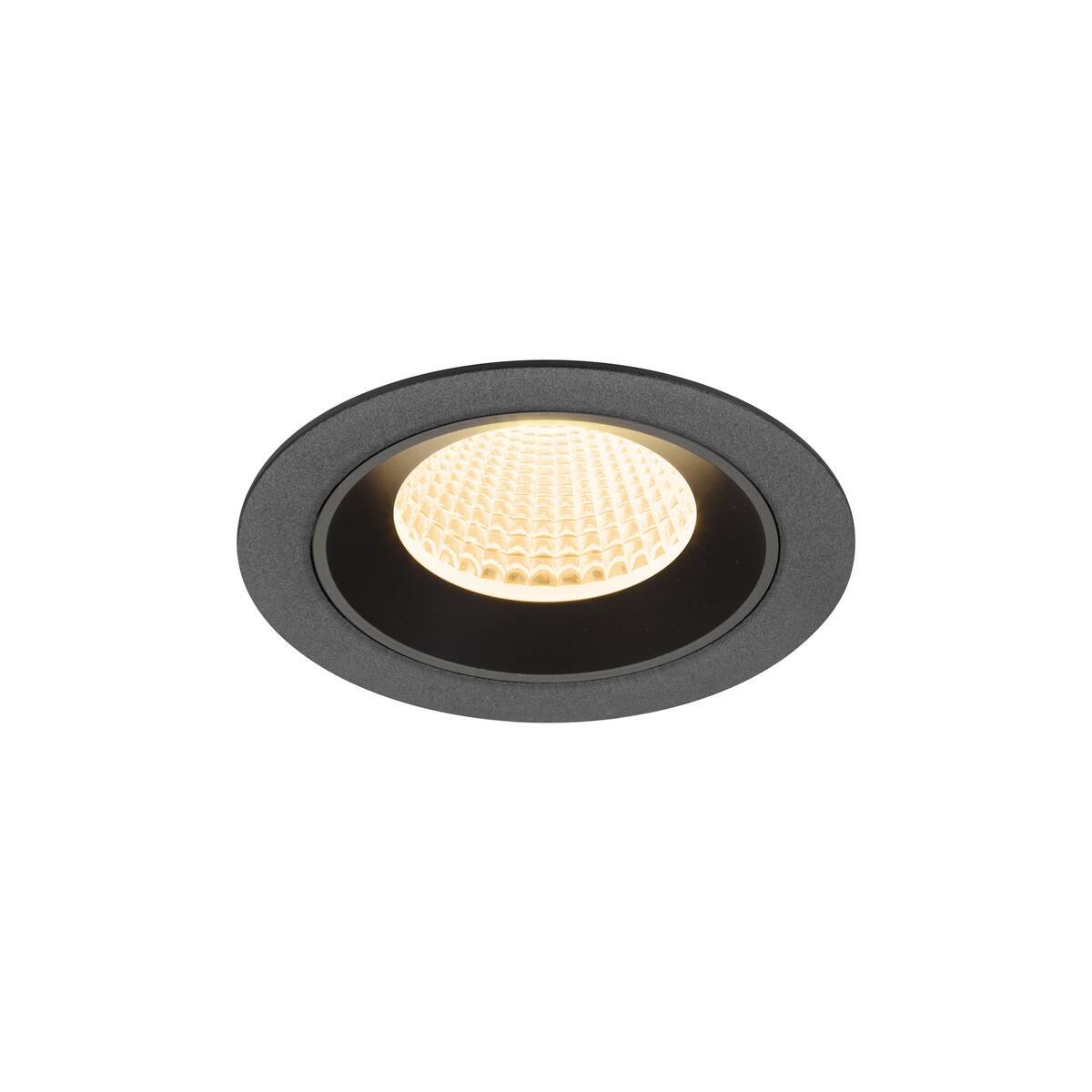 LA 1009598 NUMINOS® M Stropní vestavné svítidlo, 2700 K, 40°, IP20, kulaté, černé - BIG WHITE (SLV)