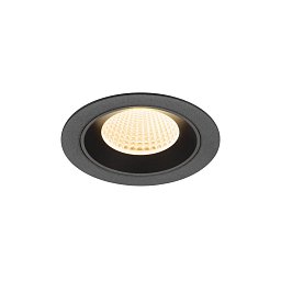 Obrázek pro produkt NUMINOS® M Stropní vestavné svítidlo, 2700 K, 40°, IP20, kulaté, černé - BIG WHITE (SLV)