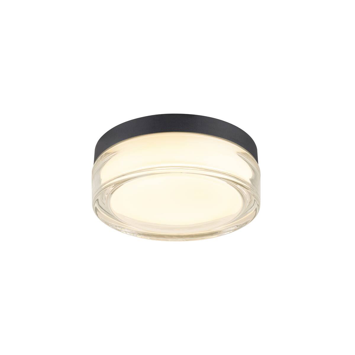LA 1010210 CYFT XL Přisazené nástěnné a stropní svítidlo, 2700/3000/4000 K, 15 W, PHASE, 125°, IP65 černá / čirá - BIG WHITE (SLV)