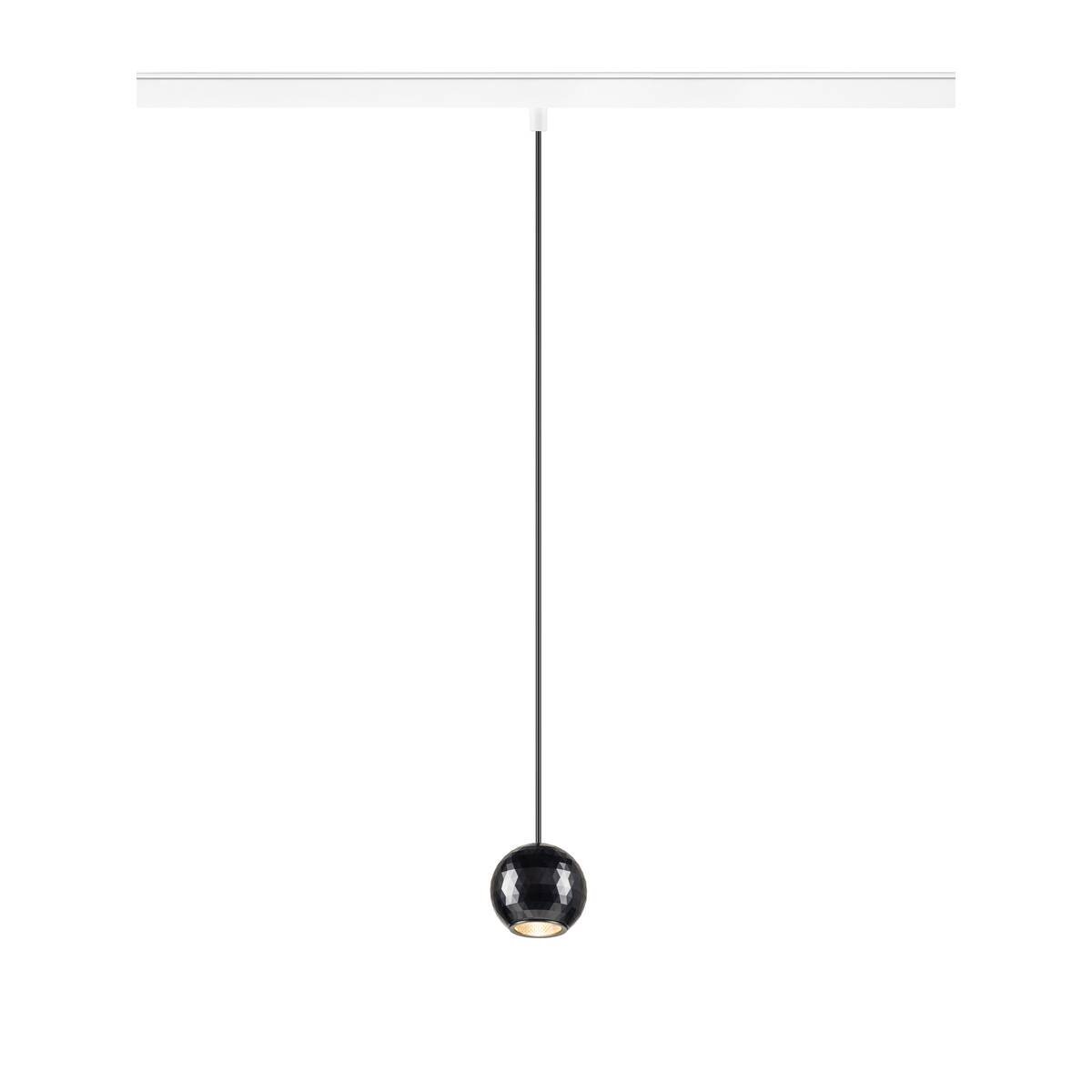 LA 1010337 DYSKO 48V závěsné svítidlo, DALI, závěsná délka 200 cm, 2700K, 36°, DALI, bílá / černá - BIG WHITE (SLV)