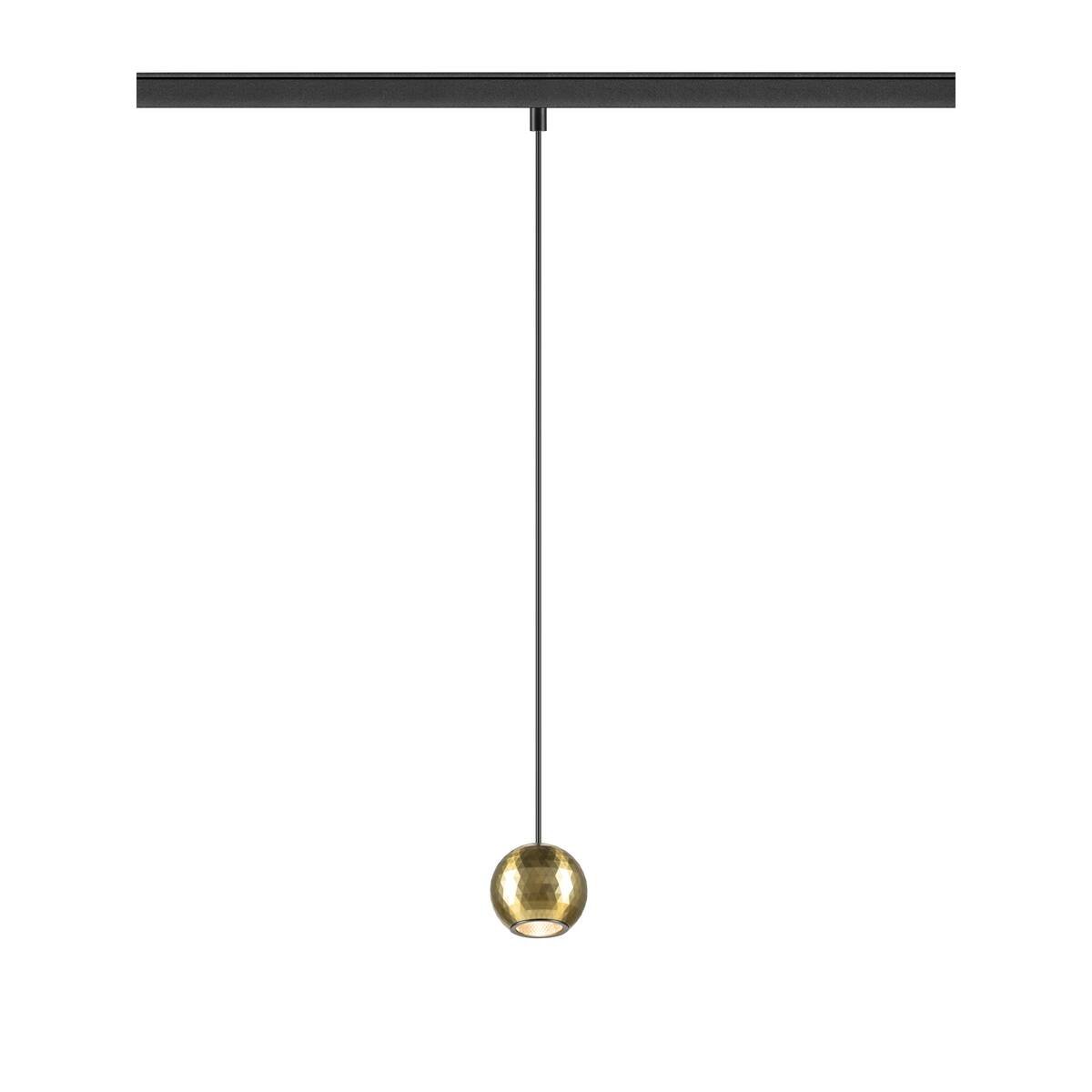 LA 1010336 DYSKO 48V závěsné svítidlo, DALI, závěsná délka 200 cm, 2700K, 36°, černá / zlatá - BIG WHITE (SLV)