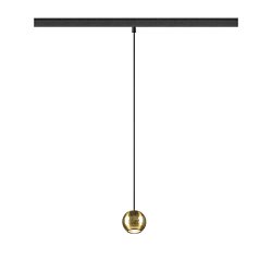 Obrázek pro produkt DYSKO 48V závěsné svítidlo, DALI, závěsná délka 200 cm, 2700K, 36°, černá / zlatá - BIG WHITE (SLV)