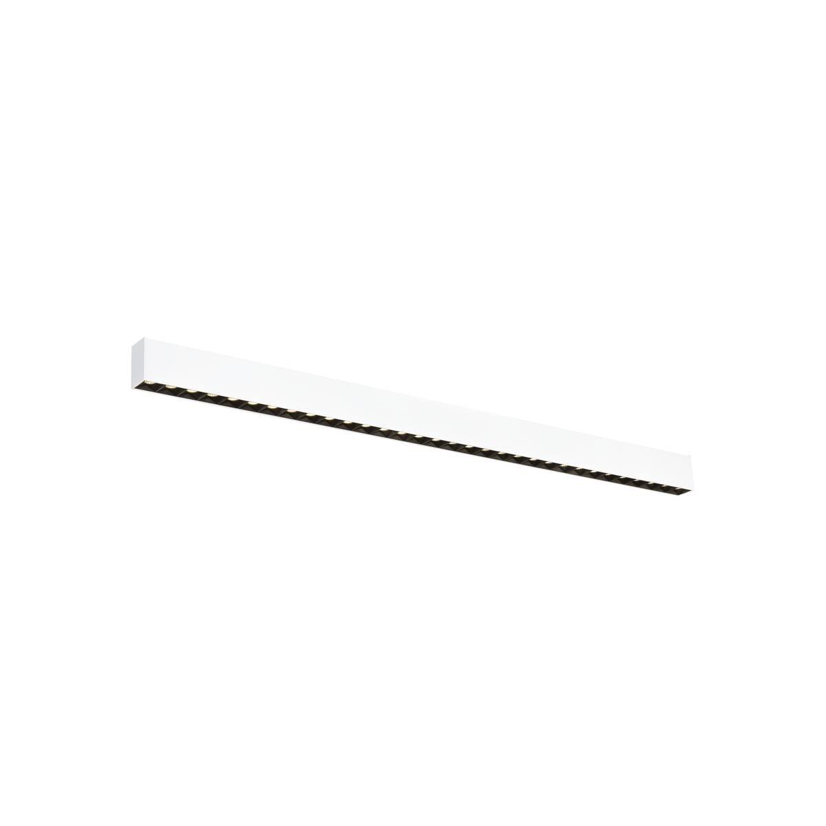 LA 1010517 GLENOS® PRO Povrchové stropní svítidlo, 1, 2 m, DALI, UGR19, 3000K, 30 W, 75°, bílé / černé - BIG WHITE (SLV)