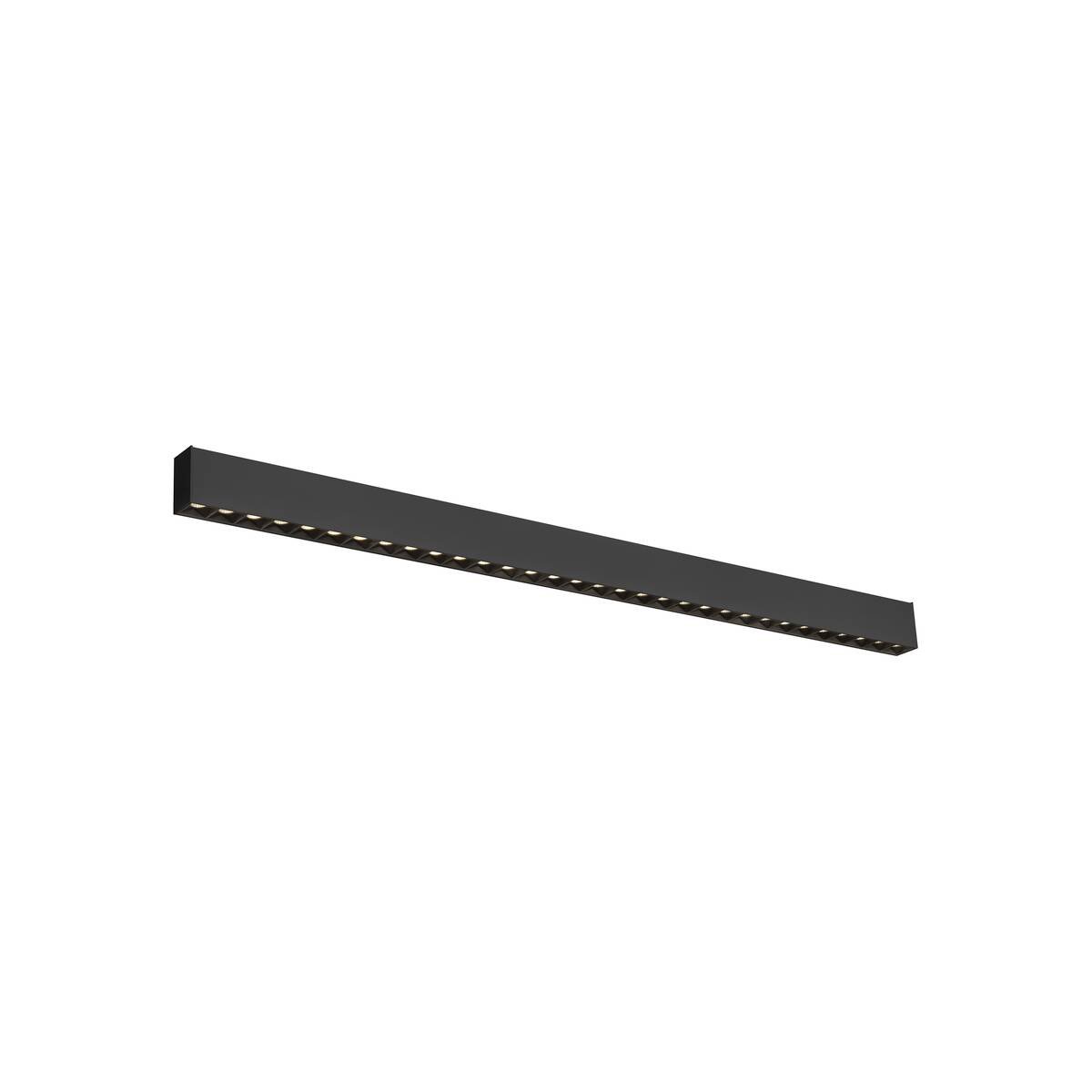LA 1010518 GLENOS® PRO Povrchové stropní svítidlo, 1, 2 m, DALI, UGR19, 3000K, 30 W, 75°, černé - BIG WHITE (SLV)