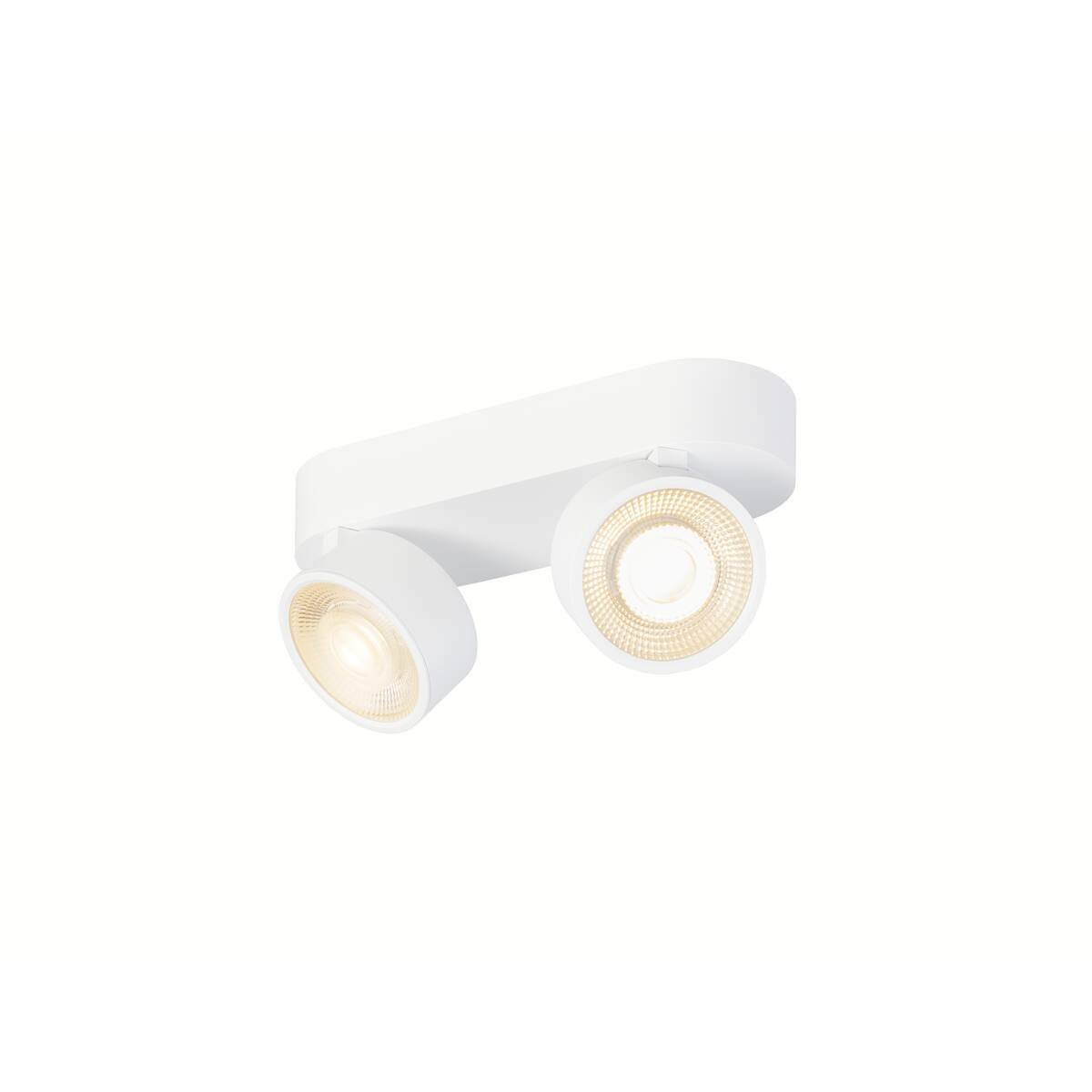 LA 1010266 KALU 2.0 Přisazené nástěnné a stropní svítidlo, PHASE, 2700 K, 19 W, 36°, bílé - BIG WHITE (SLV)