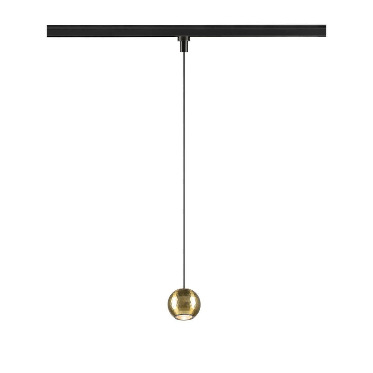 LA 1010324 DYSKO 1~ závěsné svítidlo, PHASE, délka závěsu 200 cm, 2700K, 36°, černá / zlatá - BIG WHITE (SLV)