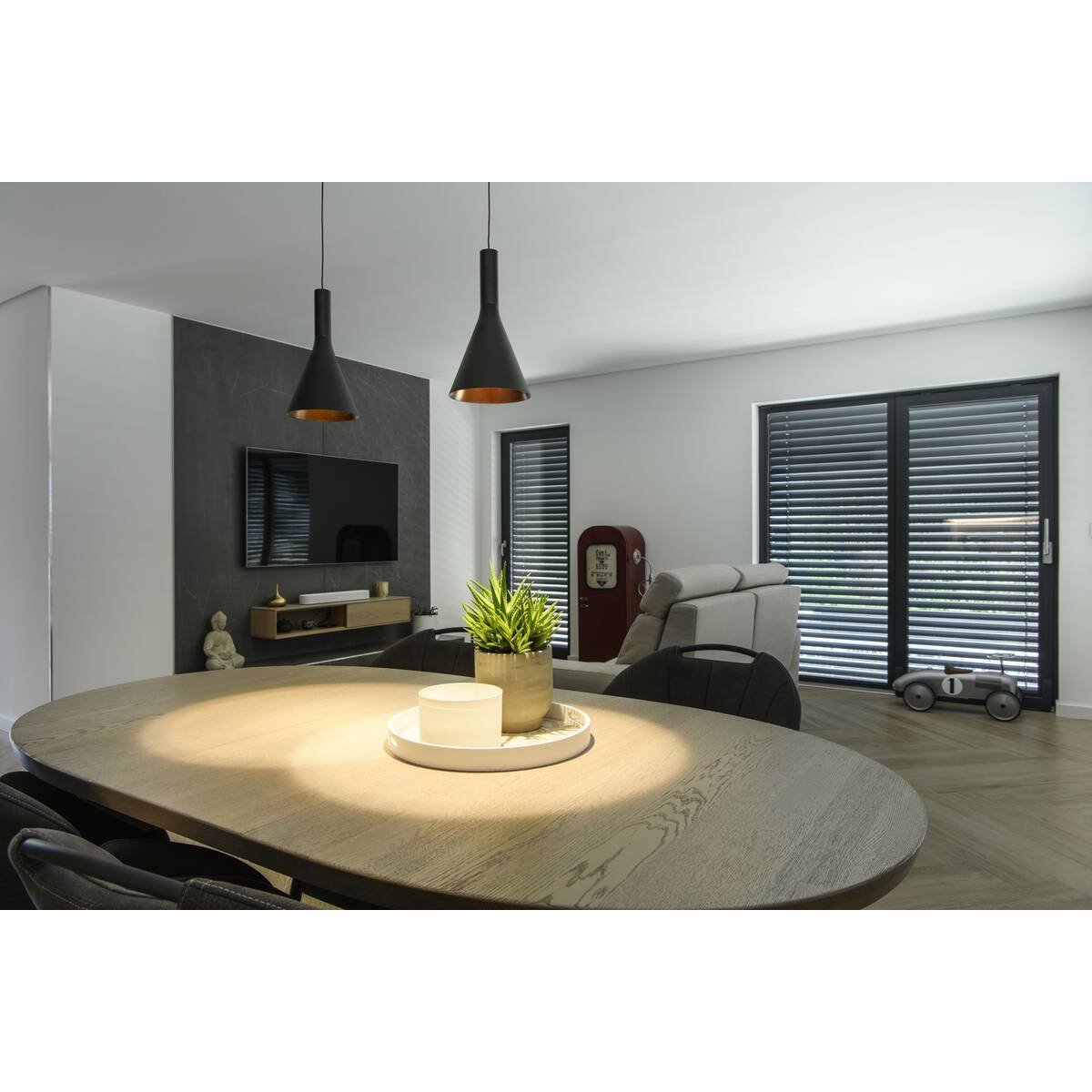 LA 1010797 LALU® SET 1~ Závěsné svítidlo, LED Base, CONE 15, PHASE, délka závěsu 200 cm, 2700/3000K, 40°, černá - BIG WHITE (SLV) (obrázek 3)