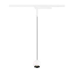 Obrázek pro produkt LIGHT EYE® 2.0 1~ závěsné svítidlo, délka závěsu 200 cm, 3000 K, 30°, bílá / černá - BIG WHITE (SLV)
