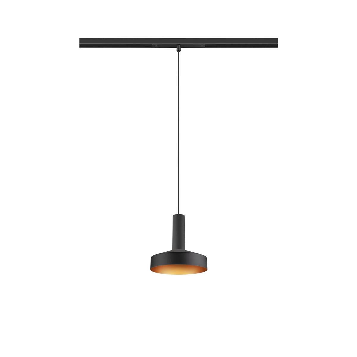 LA 1010804 LALU® SET 48V závěsné svítidlo, LED základna, PLATE 15, DALI, délka závěsu 200 cm, 2700/3000K, 40°, černá - BIG WHITE (SLV)