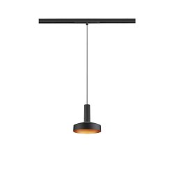 Obrázek pro produkt LALU® SET 48V závěsné svítidlo, LED základna, PLATE 15, DALI, délka závěsu 200 cm, 2700/3000K, 40°, černá - BIG WHITE (SLV)