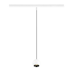 Obrázek pro produkt LIGHT EYE® 2.0 48V závěsné svítidlo, DALI, délka závěsu 200 cm, 3000K, 30°, bílá / černá - BIG WHITE (SLV)