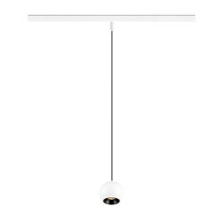 Obrázek pro produkt LIGHT EYE® 2.0 48V závěsné svítidlo, DALI, délka závěsu 200 cm, 2700K, 30°, bílá / černá - BIG WHITE (SLV)
