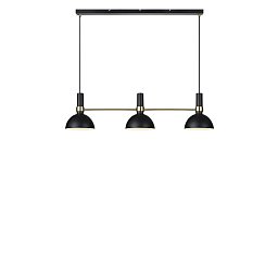 Obrázek pro produkt Larry závěsné svítidlo černé/mosazné - Markslöjd