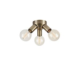 Obrázek pro produkt Mazzo stropní svítidlo mosazné 3 lampy - Markslöjd