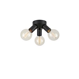 Obrázek pro produkt Mazzo stropní svítidlo černé 3 lampy - Markslöjd